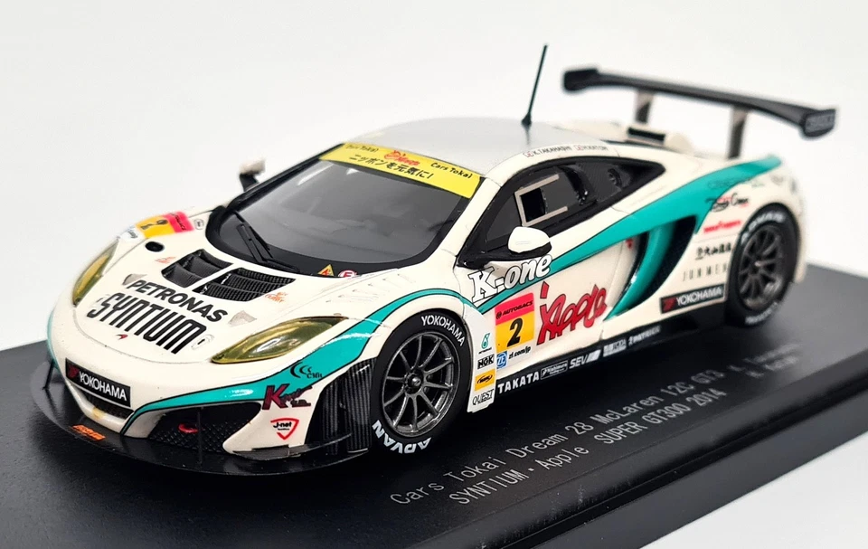 Ebbro 1/43 McLaren 12C GT3 Super GT300 2014 Cars Tokai Dream Syntium Apple #2 - Image 4 of 4