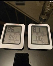 Two ThermoPro TP50 Digital Hygrometer Indoor Thermometer and Humidity Gauge.