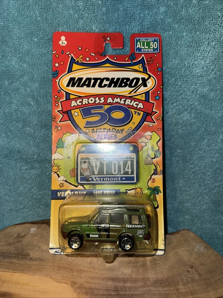 Matchbox Across America 50th Birthday Series VERMONT Land Rover NIP - Image 2 of 4