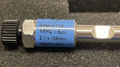 Agilent Zorbax Extend C18 RRHD 2.1 x 150 mm 1.8 µm HPLC Column 759700-902 - Picture 3 of 9