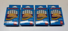 Scholastic Dustless Chalk   White   12 Sticks per Box 4  Pack Bundle, 48 Total 