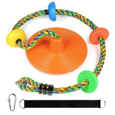 Tree Swing for Kids Rope Swing for Tree Climbing Rope for Kids-Orange