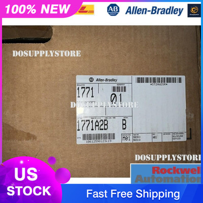 AB 1771-A2B 8-Slot Back Panel Mount Universal Input/Output Chassis US Free Tax