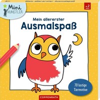 Malblock FüR Kinder Ab 2 Jahren, 70 Tiermotive, Ausmalbuch, Zeichnen
