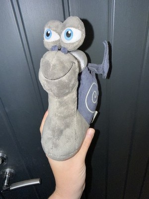 Dreamworks Turbo Schleudertrauma Racing Team Schnecke Stofftier Plüschtier grau RAR