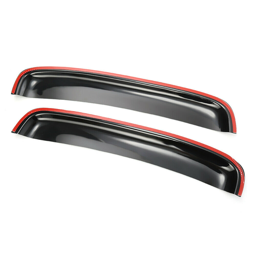 Protector de lluvia deflector de viento para ventana de cabina extendida para Toyota Tundra 2000-2006 - Imagen 12 de 14