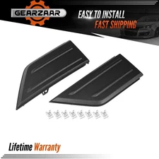 Bumper Corner Panel For Ford F150 F-150 2021-2023 Set of 2 Pair Black 2PCS