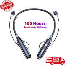 Wireless Neckband Bluetooth Earphones Magnetic Sport Headphones with Mic TF