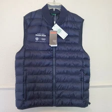 Lacoste Puffer Vest Gilet Paris 2024 Olympics Eurosport Staff Promo New Mens L