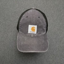 Carhartt Hat OSFA Gray Trucker Mesh Back Adjustable Outdoor