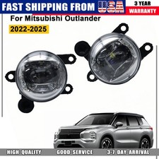 Left Right Side Led Fog Lamp Fit 22 23 24 25 Mitsubishi Outlander 2.5l L4 Gas