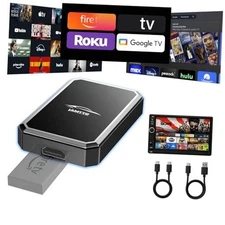  Car TV Mate Pro and Wireless CarPlay Adapter – Upgrade 2 in 1 Magic AI Box 