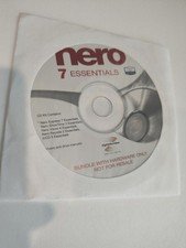 Nero 7 Essentials CD Kit Includes Driver And Driver Manuals