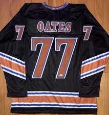 Adam Oates Signed Custom Washington Capitals Jersey W/HOF JSA COA
