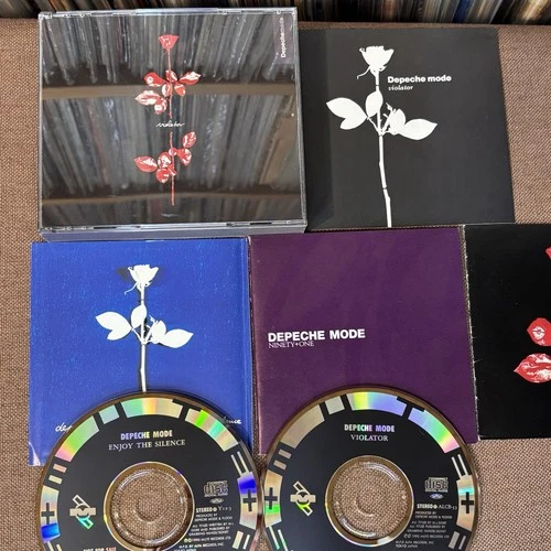 DEPECHE MODE Violator JAPAN CD ALCB-33 w/ Mispressed Bonus CD +3 Booklets 1M TO