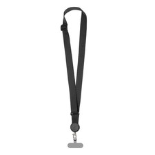 1Pack Adjustable Phone Lanyard for Smartphones, Black