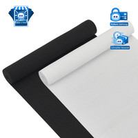 Flaches Gummiband 2 Yards 200 Mm Breit Schwarz Weiß FüR NäHprojekte