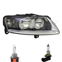 Scheinwerfer Rechts H7/H15 FüR Audi A6 Avant 4F5 C6 4F2 Inkl. Osram Lampen