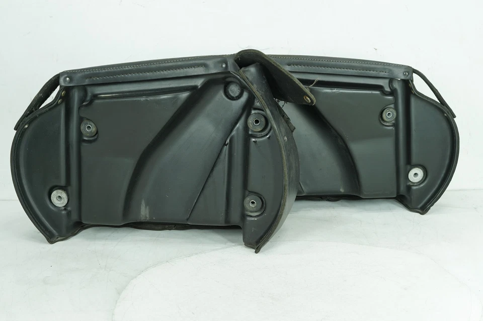 Harley Sportster XL883 L 2005 alforjas bajas traseras izquierda y derecha equipaje cuero Foto 3 de 4