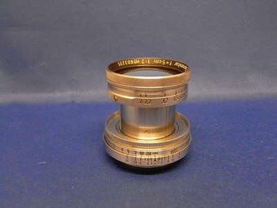 Leica Summitar 50mm f2 Objectif 50mm À Mise Au Point Manuelle, Gravé US Army - Photo 1/3