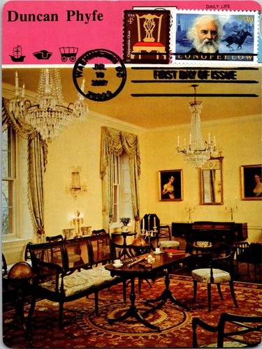 Dr Jim Stamps Maximum Card Longfellow 39C Chippendale Chair 4C Combo Fdc