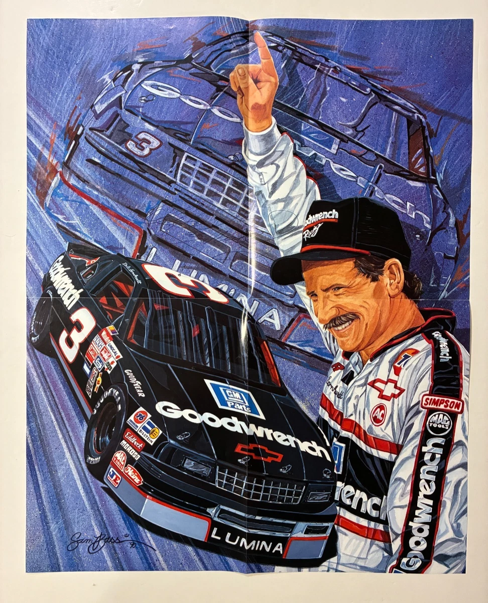 Dale Earnhardt NASCAR Original Autographed Lithographs, Posters