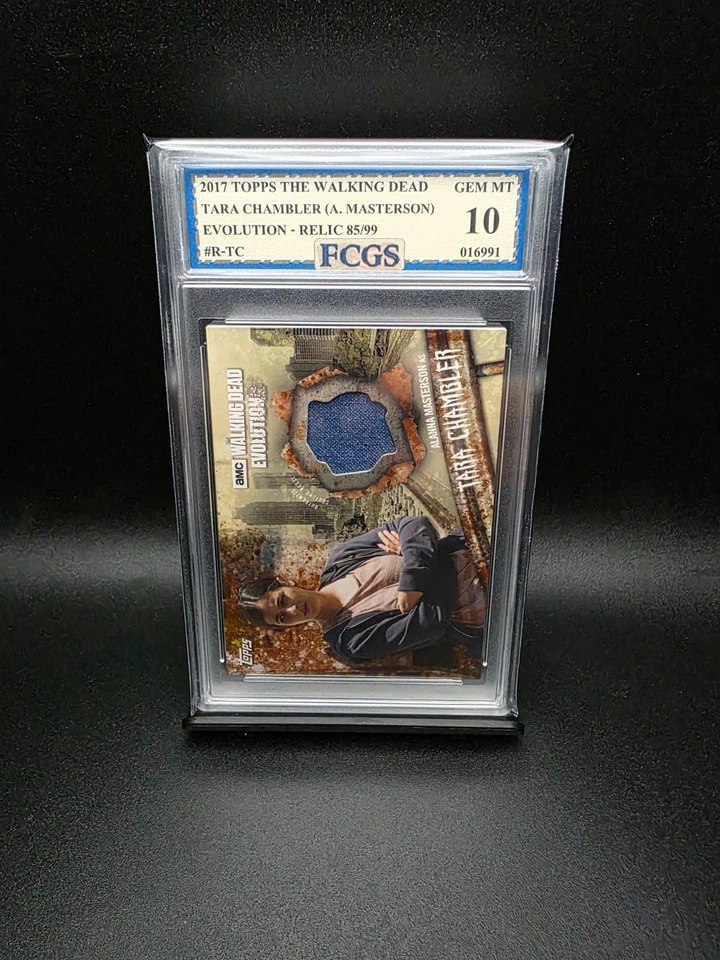 Tara Chambler #R-TC (2017) Cryptozoic Walking Dead Reliquia - Calificación 10 [FCGS] Foto 3 de 3