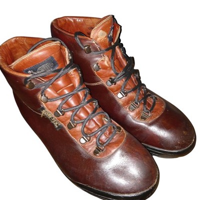 Vtg Vasque SKYWALK Boots Mens 8.5 M Leather Gore Tex Made in Italy 90s Gorpcore