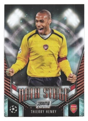 2023-24 Topps UCC Stadium Club Main Stage Arsenal FC Thierry Henry