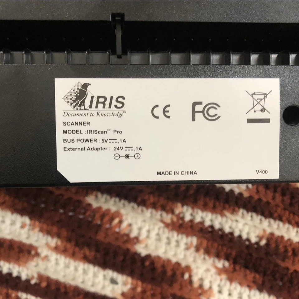 I.R.I.S IRIScan Pro Cloud Sheetfed scanner de documentos colorido Windows Mac OS - Imagem 3 de 3