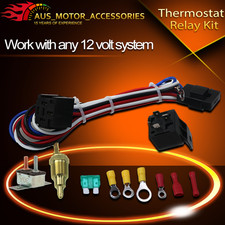 38 175-185 Electric Engine Fan Thermostat Temperature Relay Switch Sensor Kit