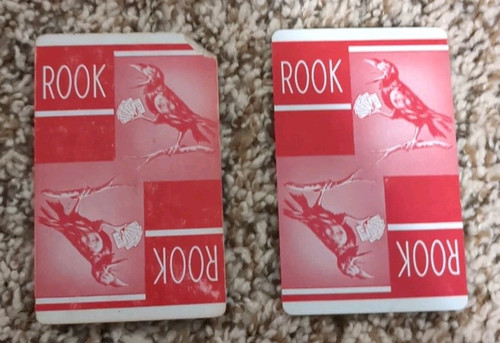 VINTAGE ROOK Card Game 1955 RED Cards, Box & Instructions Booklets- *Read* - Picture 11 of 19