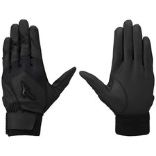 Mizuno Batting Gloves, Handheld, High School Baseball Rules Compliant Black X 