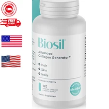 BioSil Collagen Booster Supplement – Hair, Skin, Nails & Joint Support – 120 Cap