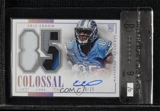 2014 Panini National Treasures Jersey Numbers Prime 20/25 Eric Ebron Auto 0m0