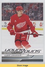 2024-25 Upper Deck Series 2 Young Guns Albert Johansson #475 READ 3d2