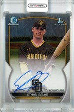 2023 Topps Bowman Chrome Ethan Salas Chrome Prospect Auto Padres