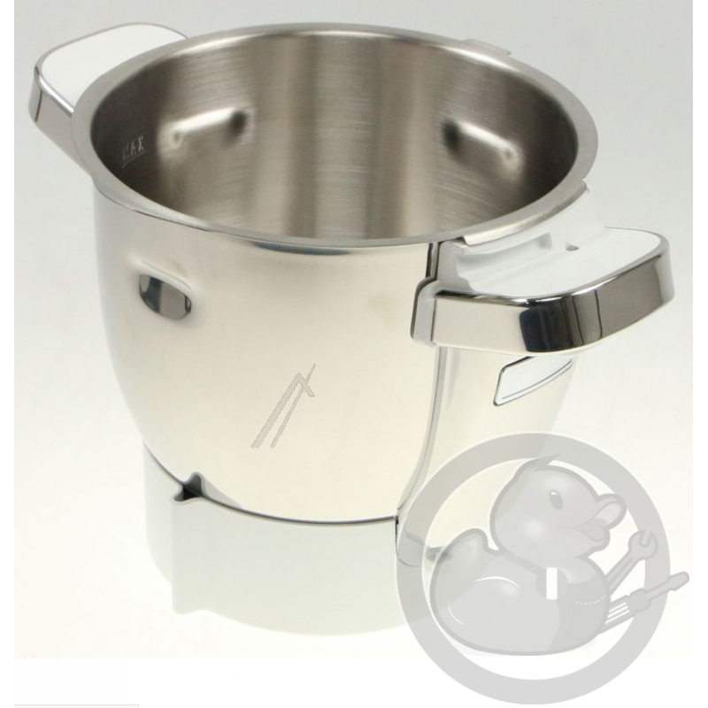 Moulinex Blanc Bol Inox Pour Robot Multifonction - Image 2