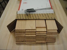 50 Oak thin boards lumber wood crafts 1/8" x 4" x 12-1/2"