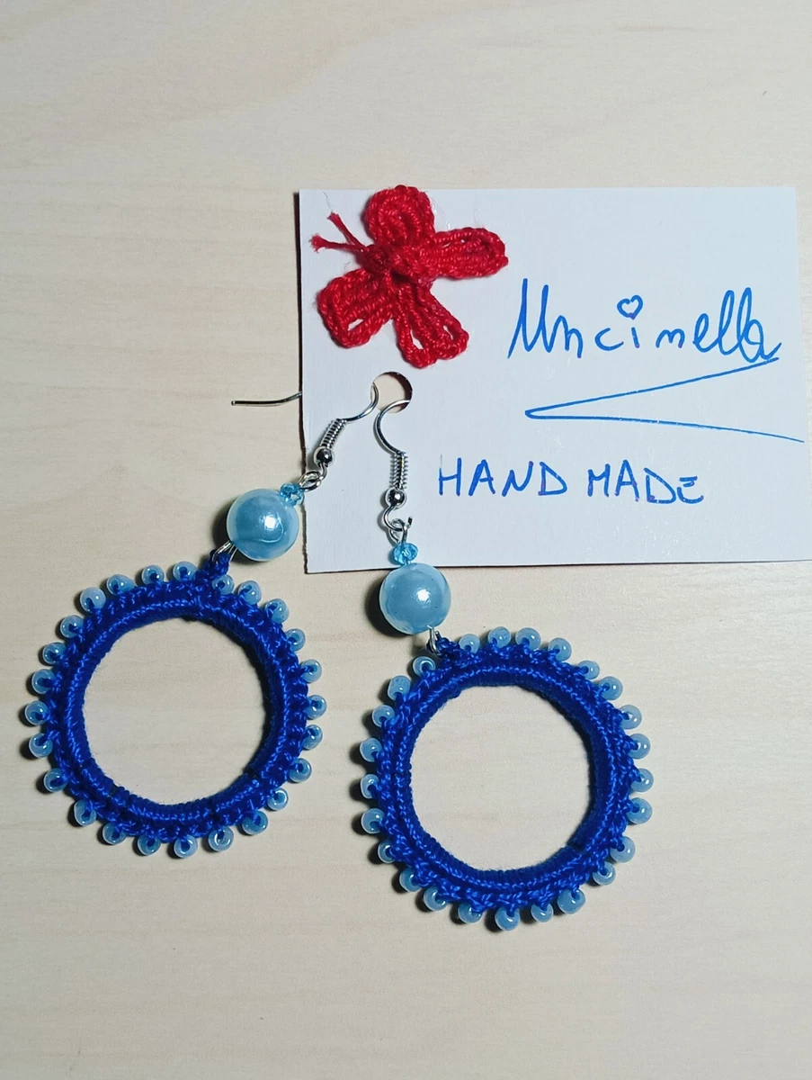 Orecchini Pendenti Vintage In Argento Con Perle A Forma