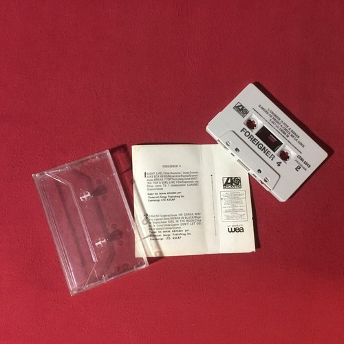 Foreigner – 4 *1981:MEXICO Cassette CSWA-6043 (EX+) Spanish Printing on Tape - Picture 6 of 10
