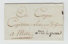 France - 1797, Luxus-Faltbrief 'Département de la Guerre' / 'm.tre de la guerre'