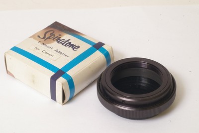 F92805~ Spiratone T/T2 Mount Adapter   For Canon Manual Focus SLR   NOS