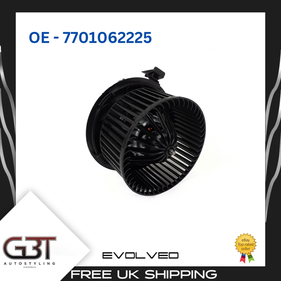 Ventilador de motor ventilador de calefacción para Renault Clio MK3 Logan Nissan Dacia Lada 7701062225 Foto 2 de 4