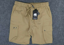 American Stitch Shorts Mens Tag Size M Medium Cargo Beige Style SS20-T802 NWT