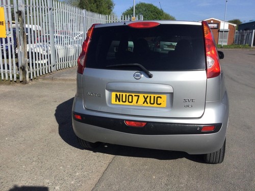 NISSAN NOTE 1.5 DCi SVE 2007 SILVER 5 DOOR DIESEL MOT APRIL 26 GOOD CONDITION - Picture 5 of 12