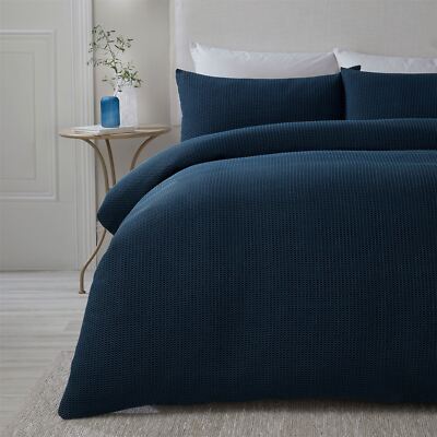 Bettwäscheset 100% Polyester Lindly von Serene in marine