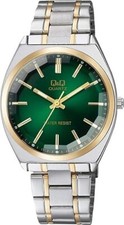 Citizen Q Q Watch Analog Waterproof Metal Band QB78-422 Men's Silver New Japan