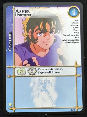 THE KNIGHTS OF THE ZODIAC~ASHER UNICORN~KNIGHT~1D11~SERIES 1