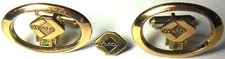 employee service award Tie pin & Cuff links advertising DYMO Label Co.